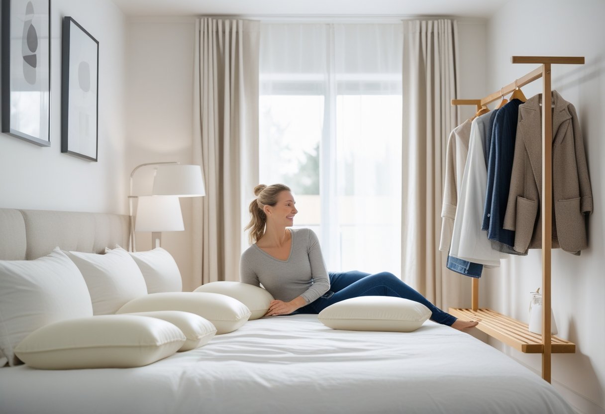 Optimer din søvn og opbevaring med kropspuder og bøjlestativ til hjemmet